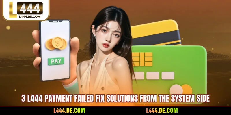 3 L444 payment failed fix solutions from the system side