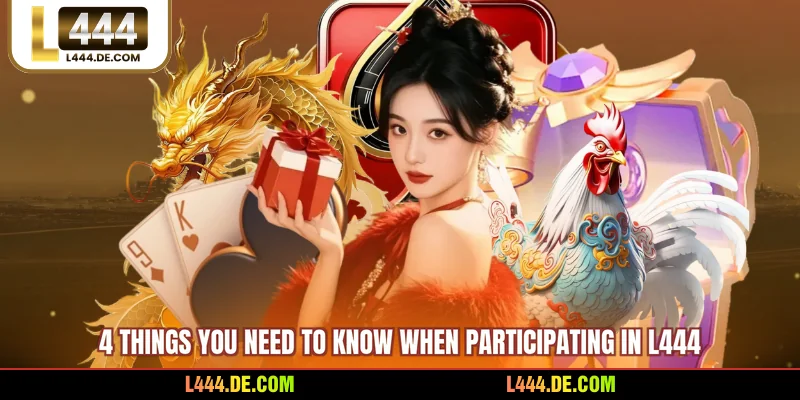 4 things you need to know when participating in L444