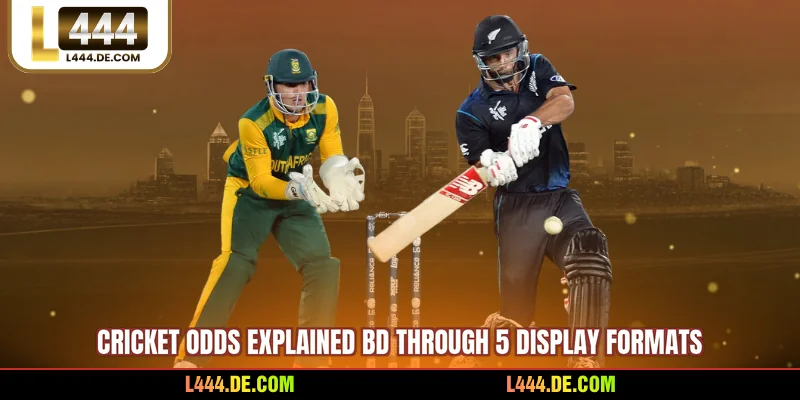 Cricket odds explained BD through 5 display formats