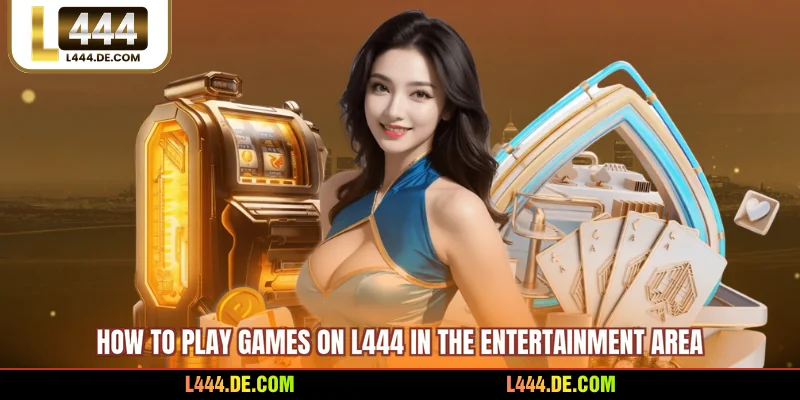 How to play games on L444 in the entertainment area