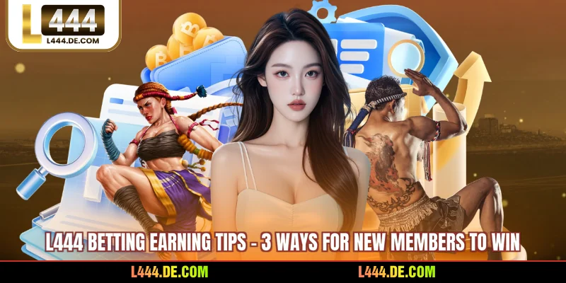 L444 Betting Earning Tips - 3 Ways For New Members To Win