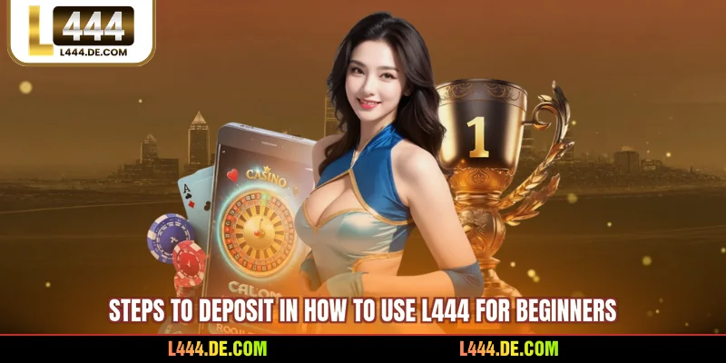 Steps to deposit in how to use L444 for beginners